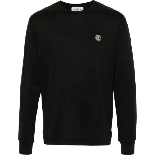 STONE ISLAND Compass patch Long sleeve T shirt