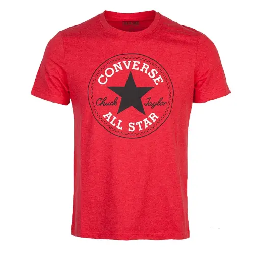 Converse T Shirt Men's Textured Campus Red