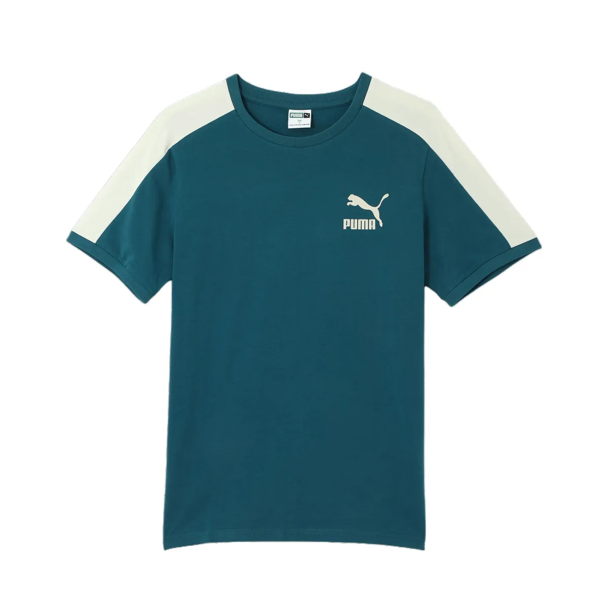 PUMA T7 ICONIC T Shirt Men's Cold Light Green