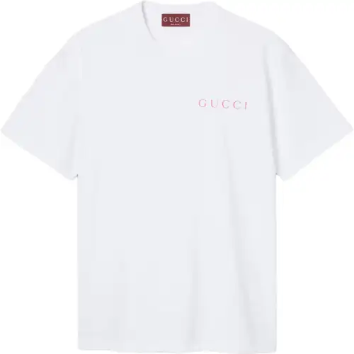 GUCCI Printed Cotton Jersey T shirt