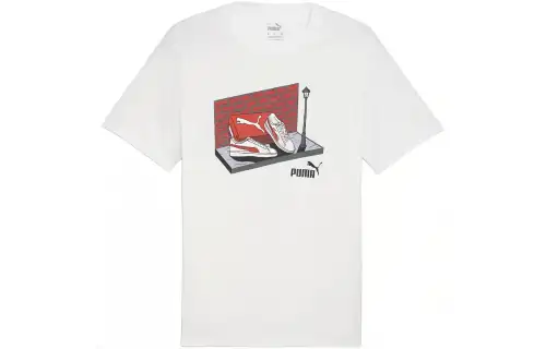 PUMA GRAPHICS T Shirt Men's White