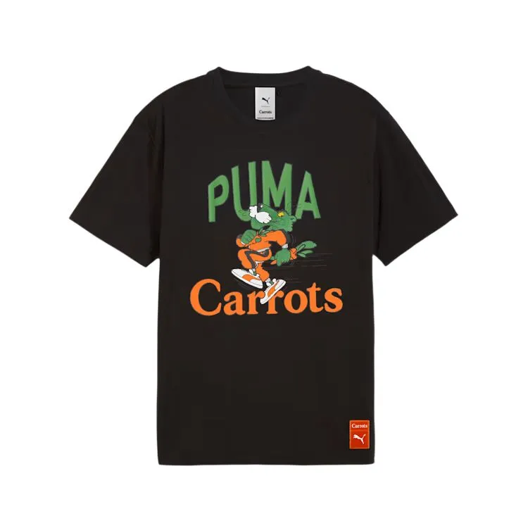 PUMA x CARROTS ESSENTIALS SS24 T Shirt Unisex Black