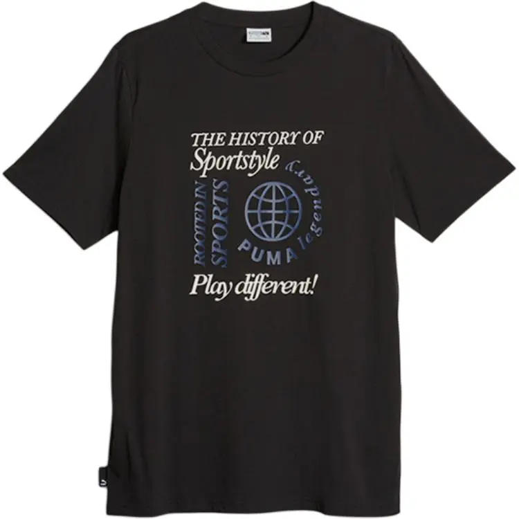 PUMA Sports Life Collection T Shirt Men's Black