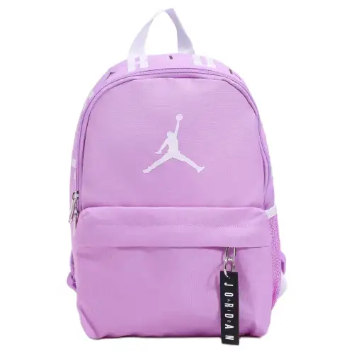 Jordan Athleisure Polyester Backpack Small Unisex Pink Purple