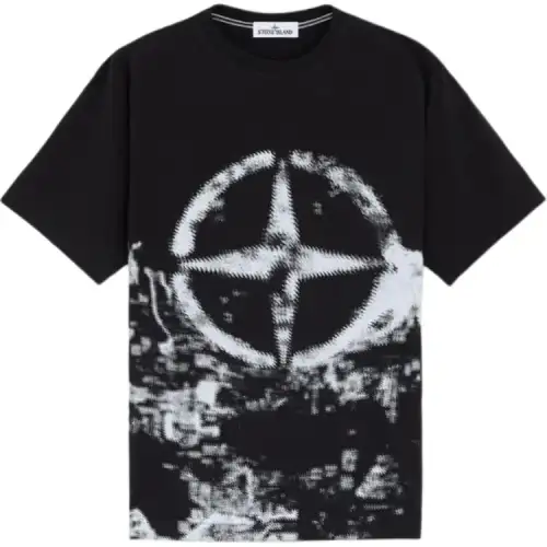 STONE ISLAND Compass-print T-shirt