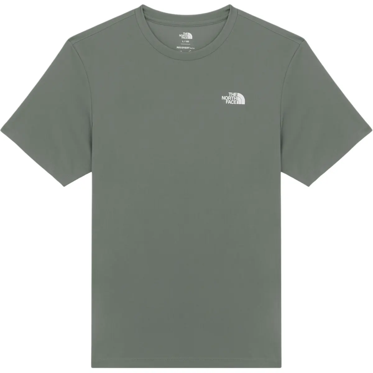 THE NORTH FACE T Shirt Men's Gray Khaki Color