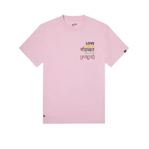 Vans TEE SS T Shirt Unisex Pink