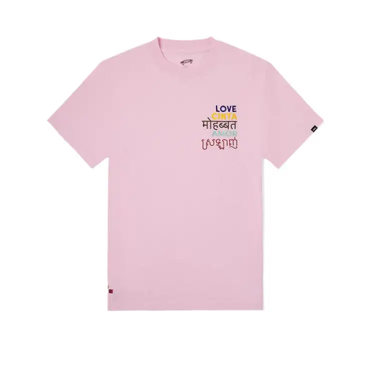 Vans TEE SS T Shirt Unisex Pink