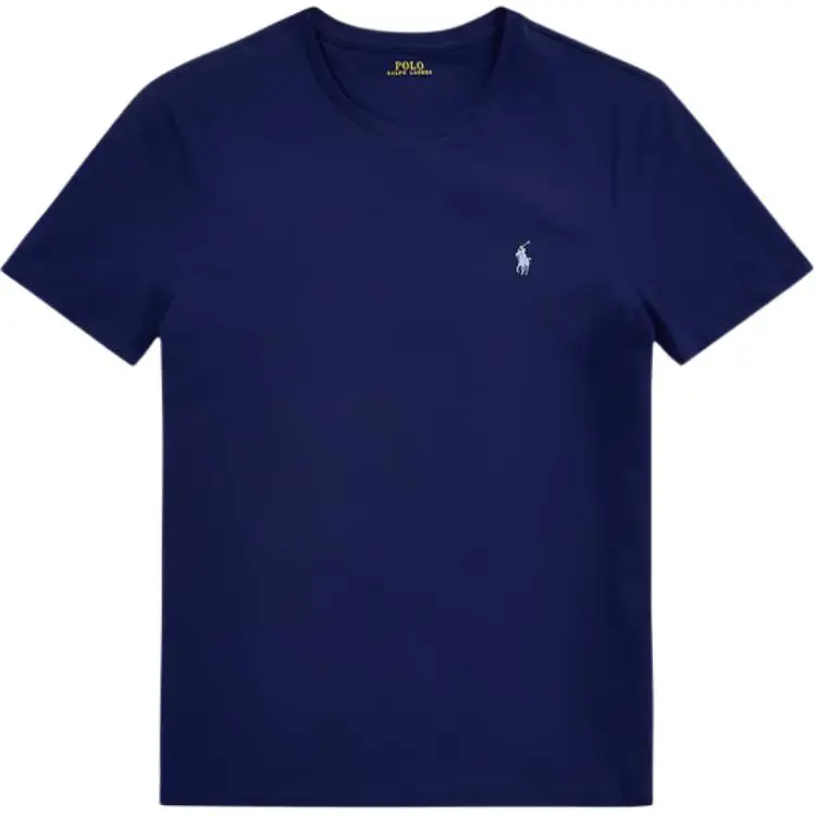 Polo Ralph Lauren Logo Embroidered Crewneck T Shirt