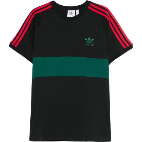 Adidas Originals 3-Stripes panelled T-shirt