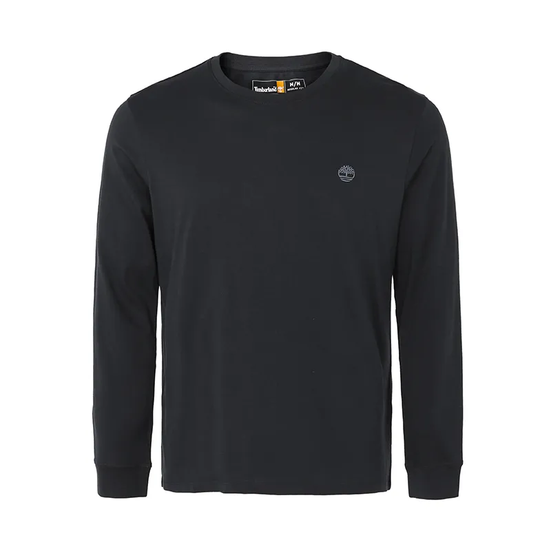 Timberland T-Shirts Men's Black Crew Neck Moderate