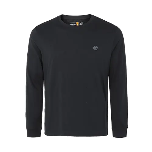 Timberland T Shirts Men's Black Crew Neck Moderate