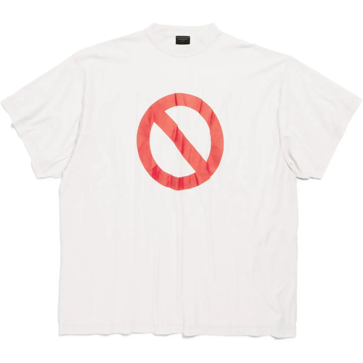Balenciaga T Shirt Loose Fit Unisex White