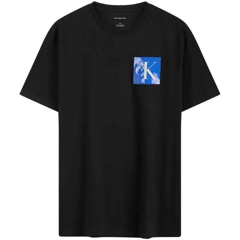 Calvin Klein T-Shirts Men's Crew Neck Moderate Straight Fit