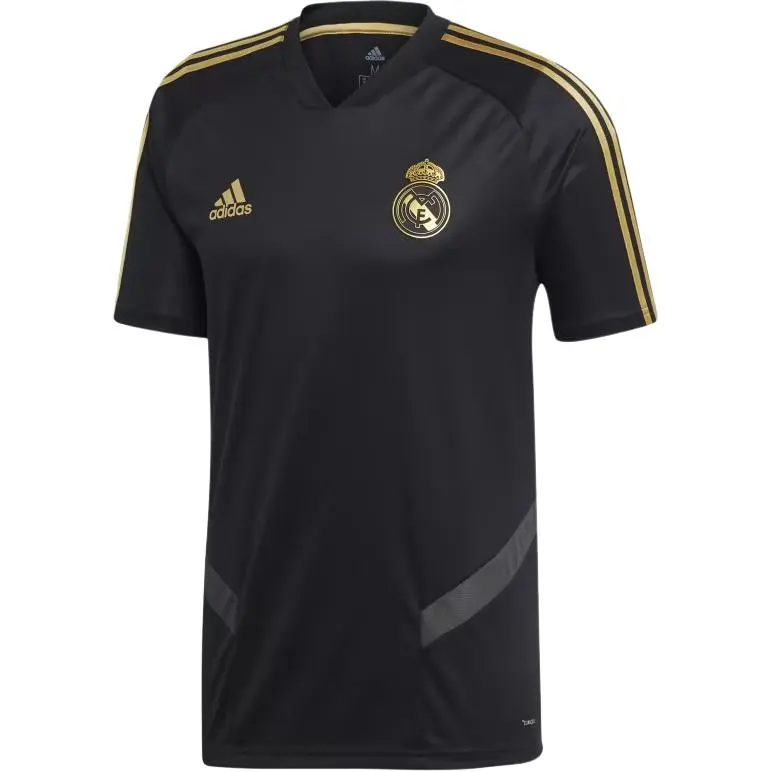 Adidas Real Madrid REAL TR JSY T Shirt Unisex Black