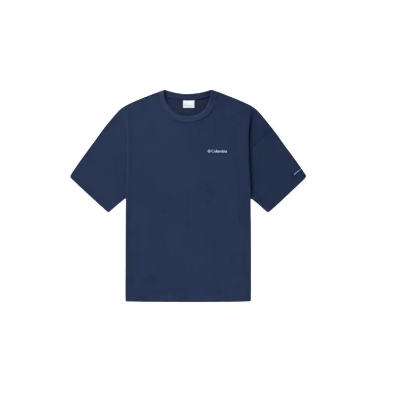 Columbia T-Shirts Men's Blue 464 Crew Neck Moderate