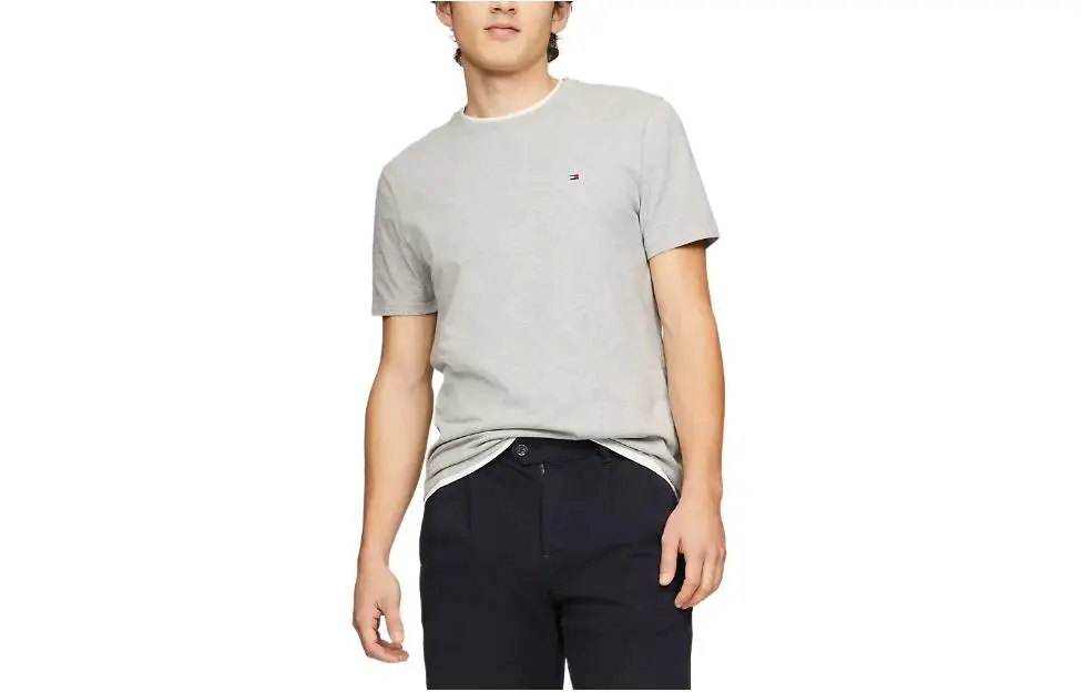 Tommy Hilfiger T Shirt Men's Gray