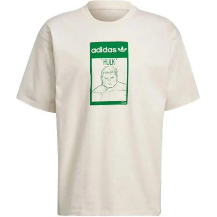 Adidas Originals x Marvel T Shirt Japan Version Men's Ecru