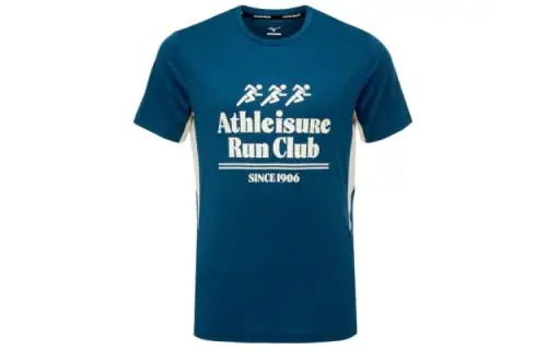 Mizuno T Shirts Men's Crew Neck Moderate Straight Fit