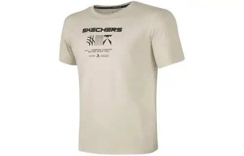 Skechers SS24 T Shirt Men's Meteorite Umber
