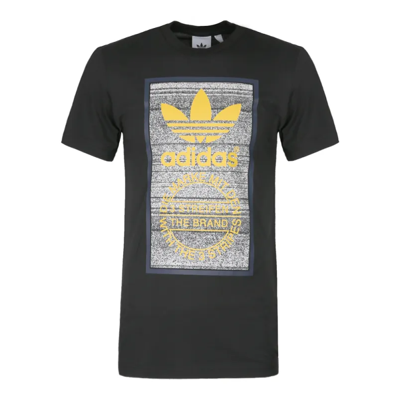 Adidas Originals TRACTION TREFOIL T Shirt Men's Black