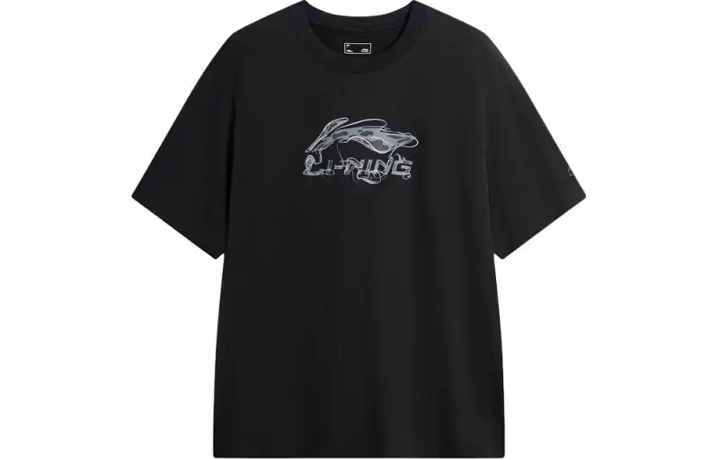 Li Ning Weekend Youth T Shirt Men's Black