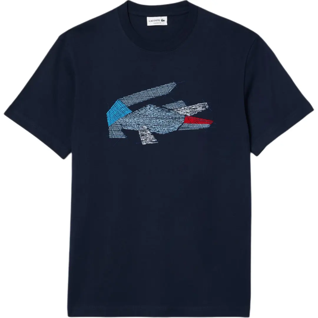 LACOSTE T Shirt Men's Marine Blue