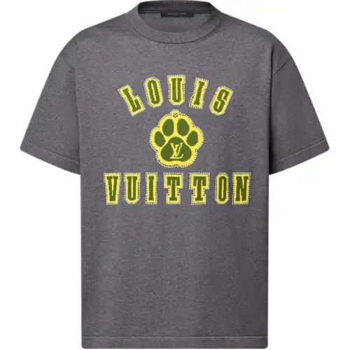 LOUIS VUITTON Embellished Short-Sleeved Cotton Crewneck