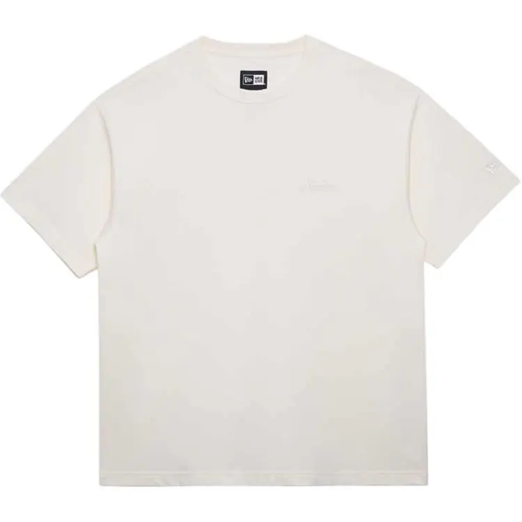 New Era FW24 T Shirt Unisex Ivory White