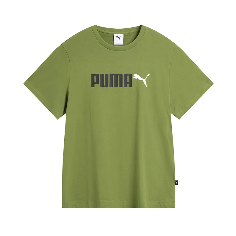 PUMA T Shirt Unisex Olive Green