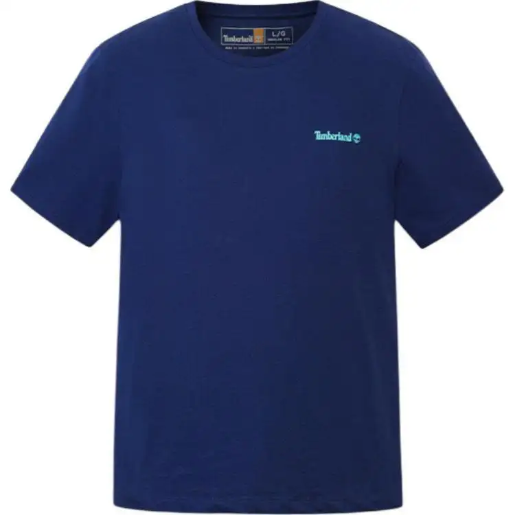 Timberland T Shirt Unisex Sea Blue Canvas