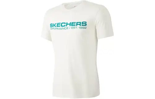 Skechers T Shirt Men's Marshmallow White