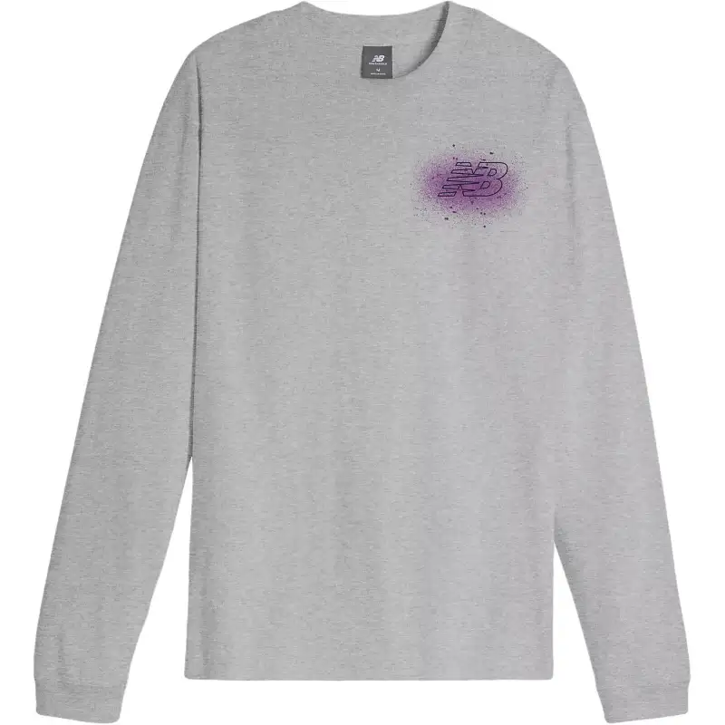 New Balance Spray Paint T Shirt Men's Sport Gray