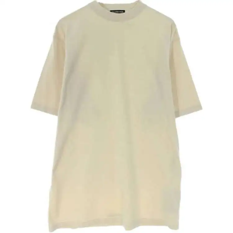 Balenciaga T Shirt, Loose Fit Men's Ecru