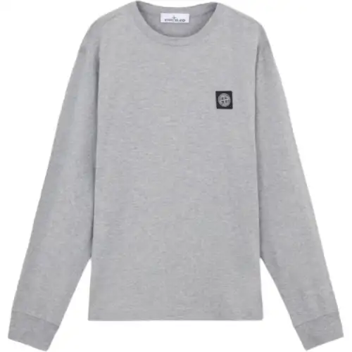STONE ISLAND Compass Patch Logo Long-Sleeve T-Shirt