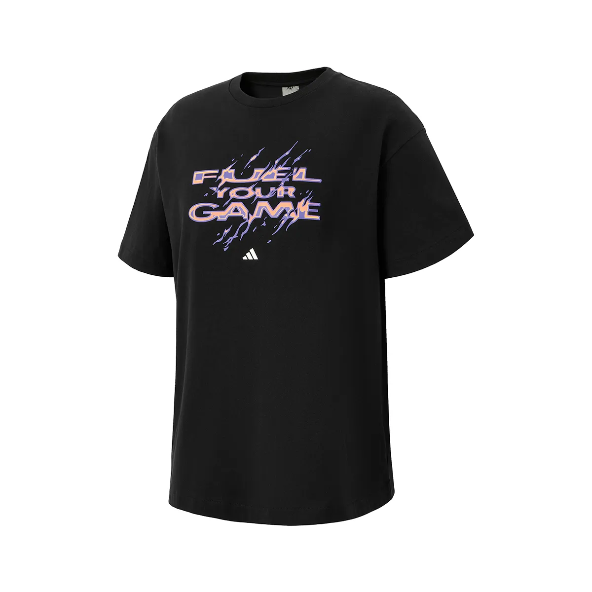 Adidas T-Shirts Men's Black Crew Neck Moderate