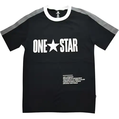 Converse One Star T Shirt Men's Black