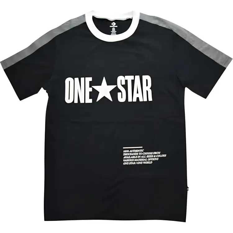 Converse One Star T Shirt Men's Black