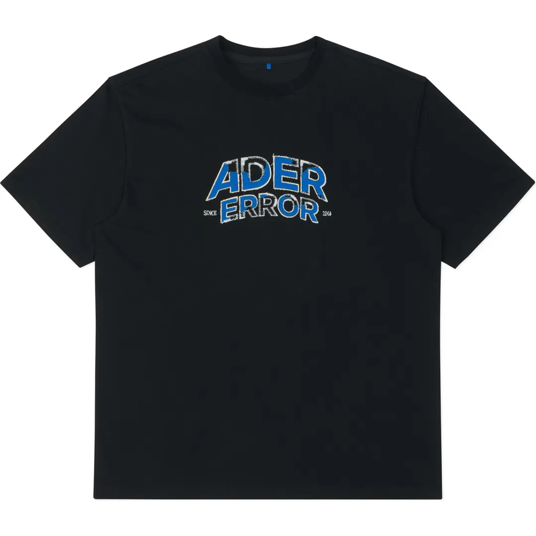 Ader Error logo-embroidered drop shoulder T-shirt