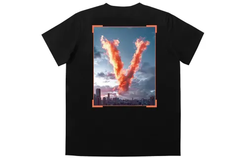 VLONE T Shirts Unisex Crew Neck Moderate Straight Fit
