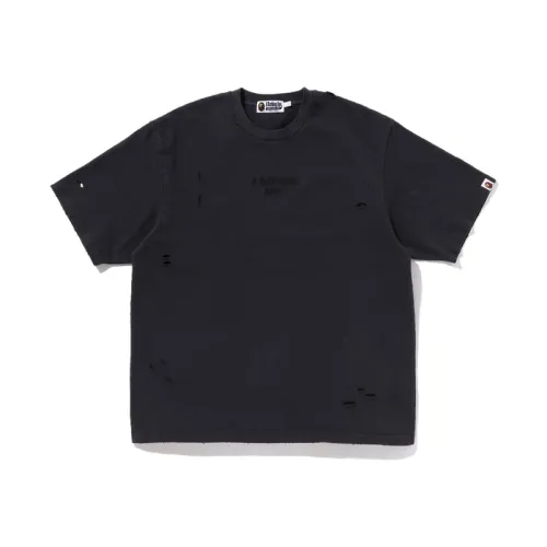 Bape Damaged Garment Dyed Relaxed Fit Tee