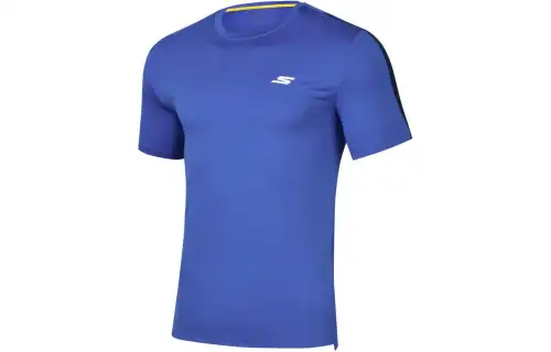 Skechers T Shirt Men's Vivid Blue