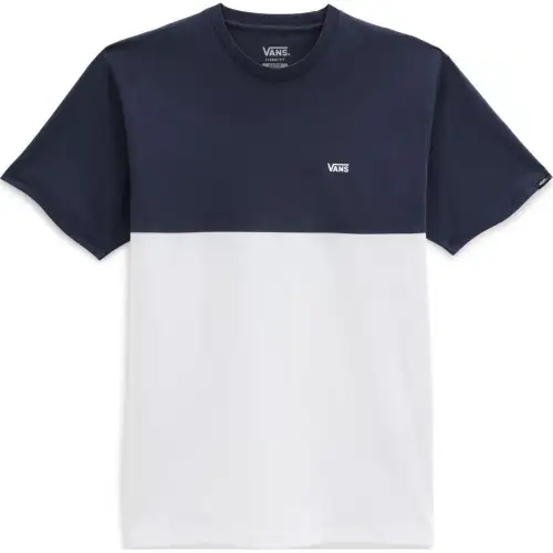 Vans T Shirts Men's Marine Blue Crew Neck Moderate