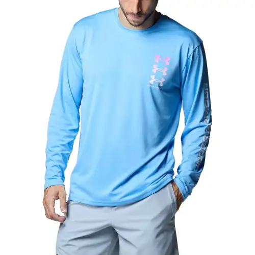 Under Armour Tech FW24 T Shirt Men's Horizon Blue