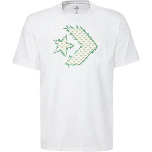 Converse T Shirts Men's White Crew Neck Moderate