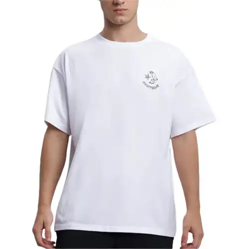 Converse T Shirts Men's White Crew Neck Moderate
