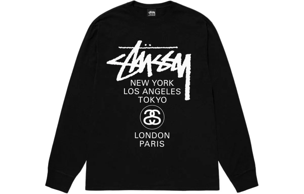 Stussy World Tour Long Sleeve Tee