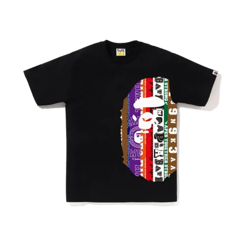A BATHING APE ® Logo print Cotton T shirt