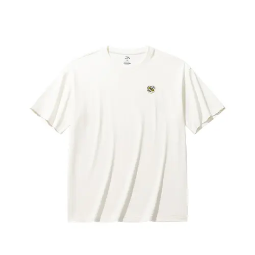 Anta Life Collection T Shirt Unisex Ivory White