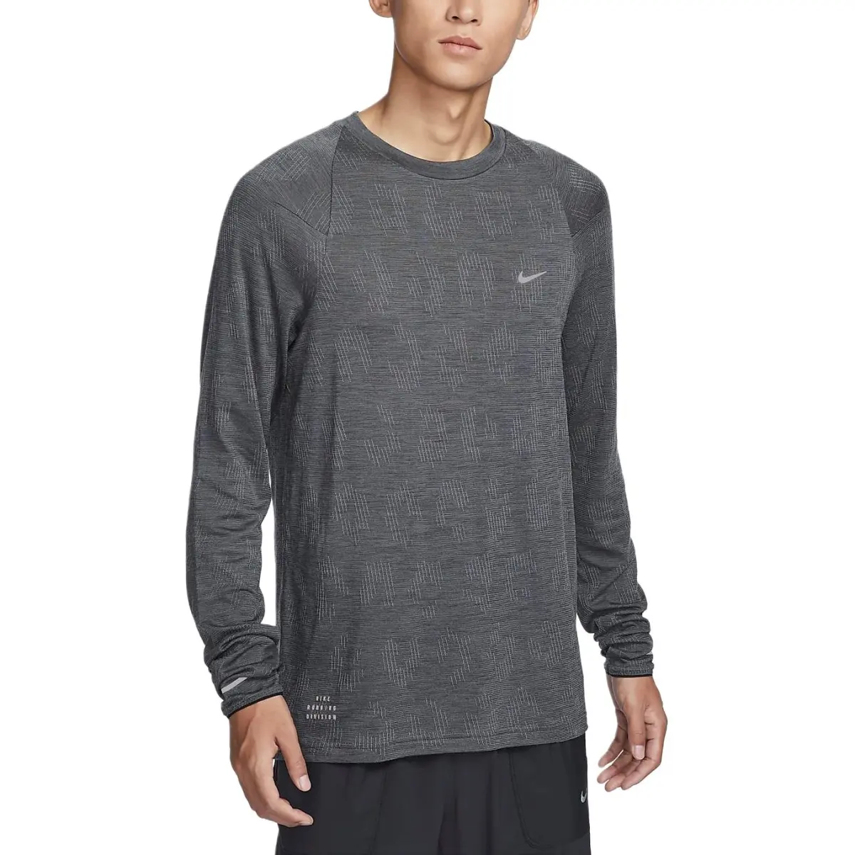 Nike THERMA FIT ADV Running Division T Shirt Men's Black/Iron Gray